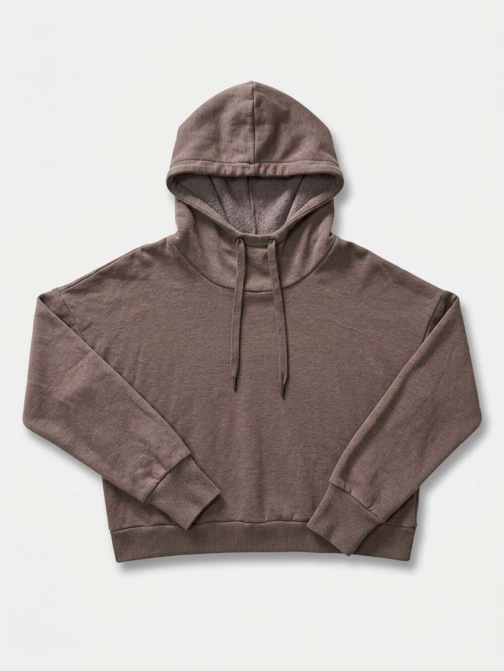 90 Degree By Reflex Hoodie Size XL Brown Cotton Blend Pullover